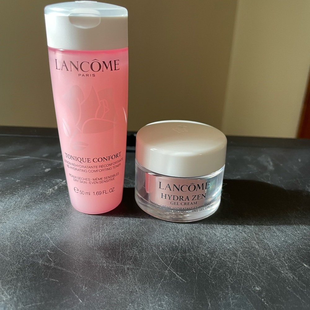 Lancôme Pink Tonique Confort and Hydra Zen Gel Cream Set